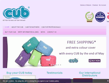 Tablet Screenshot of cub-support.com
